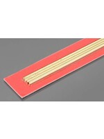 K&S Metals KSE9864 2.5 mm Round Brass Rod (4p)