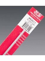 K&S Metals KSE83011 1/8x.014 Square Aluminum Tube (1pc)