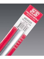 K&S Metals KSE83035 1/2x.035 Round Aluminum Tube (1pc)