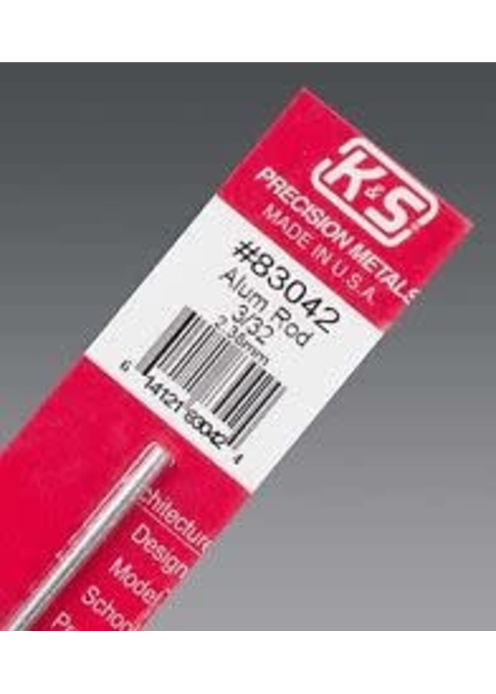 K&S Metals KSE83042 Aluminum Rod