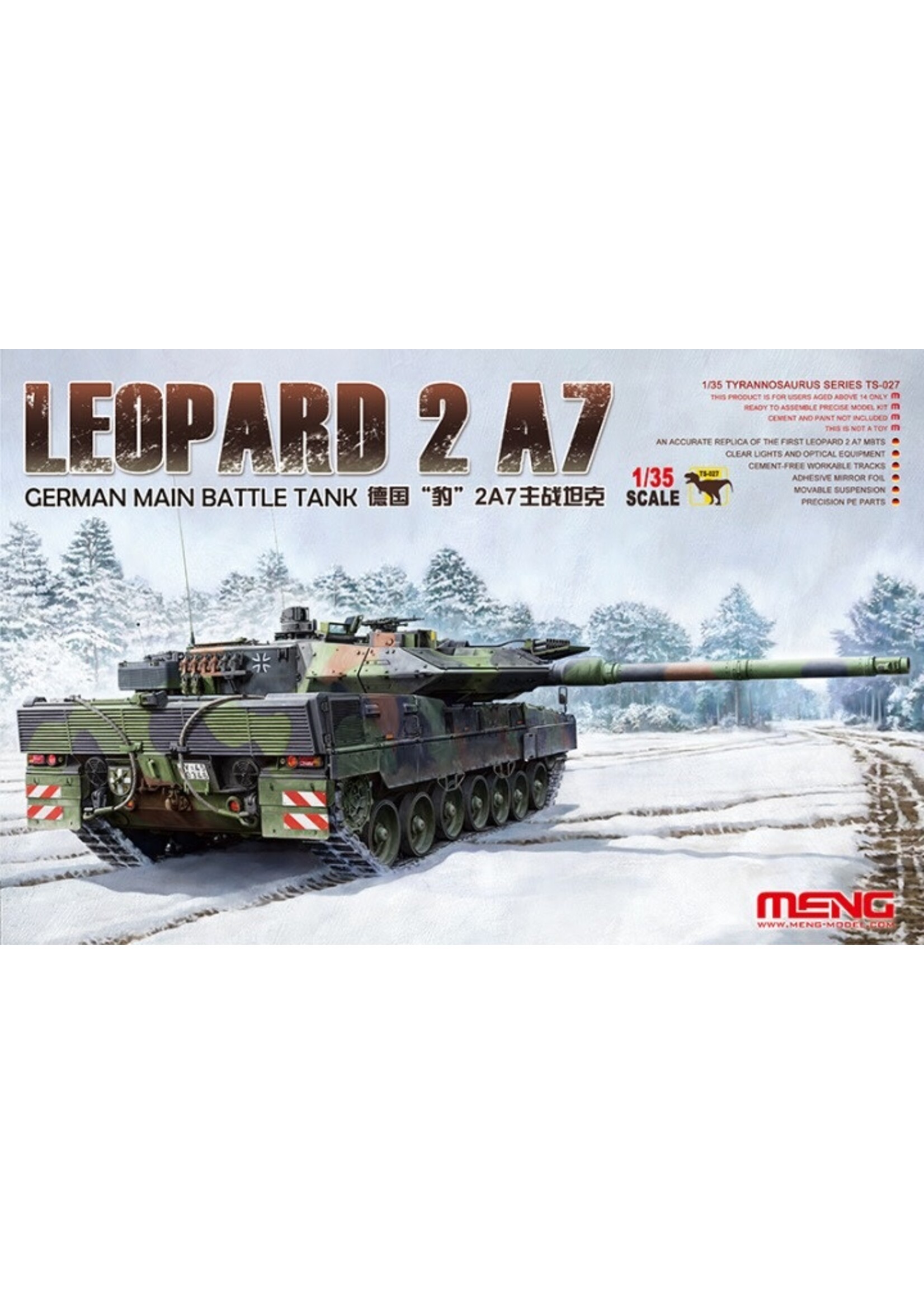 MENG MENGTS027 German MBT Leopard 2/A7 (1/35)
