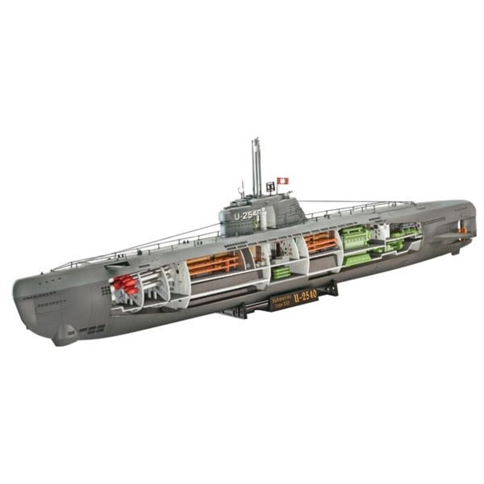 Revell Germany RVG5078 Type XXI U-Boot with Interior(1/144)