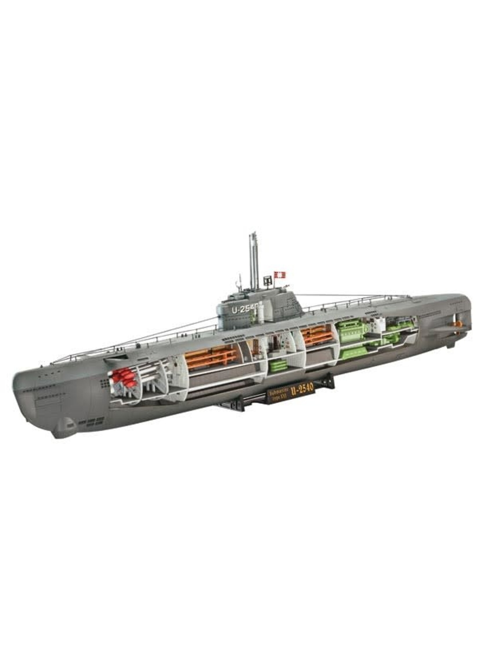 Revell Germany RVG5078 Type XXI U-Boot with Interior(1/144)