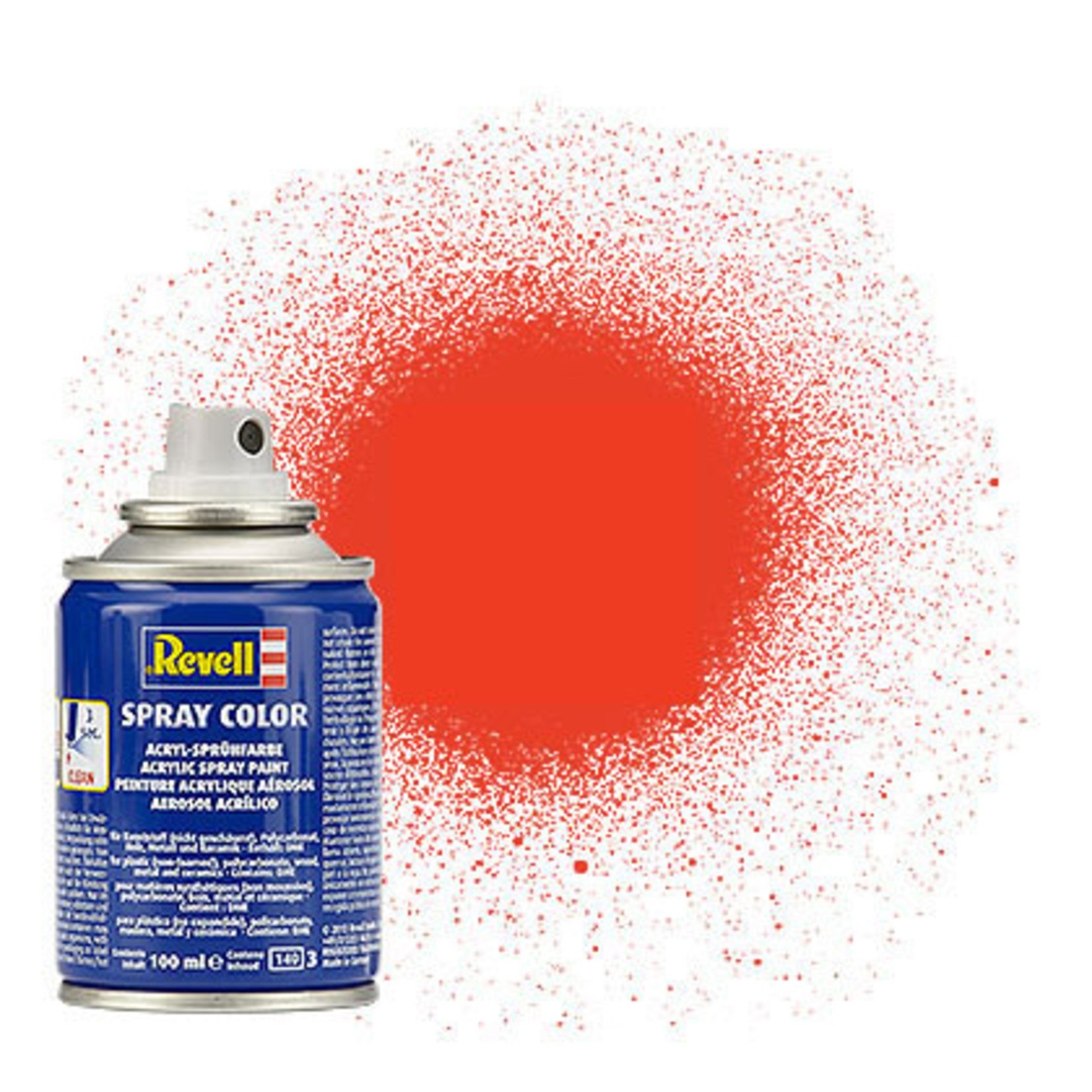 Revell RVG34125 Luminous Orange Matte Spray (100ml)
