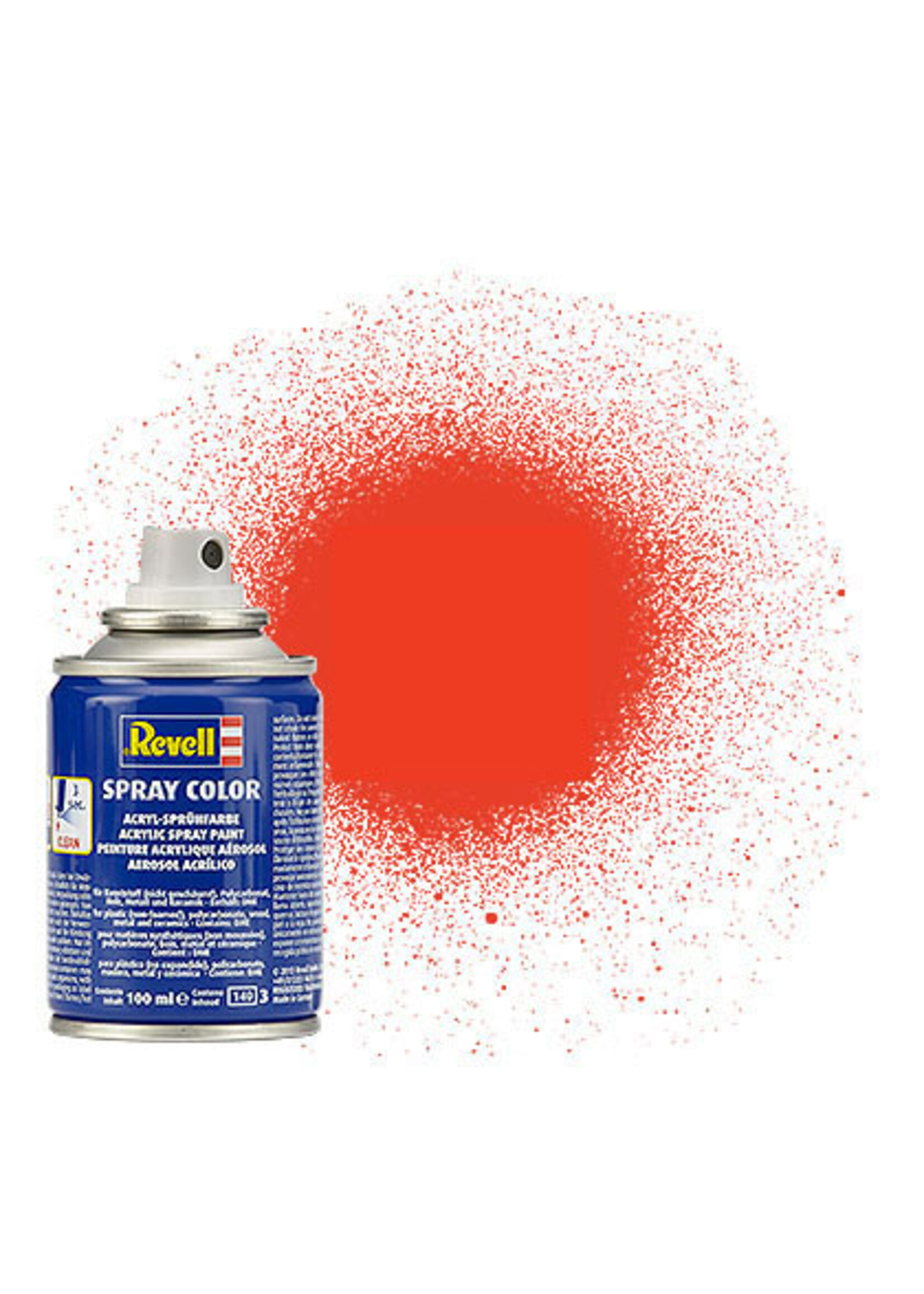 Revell RVG34125 Luminous Orange Matte Spray (100ml)