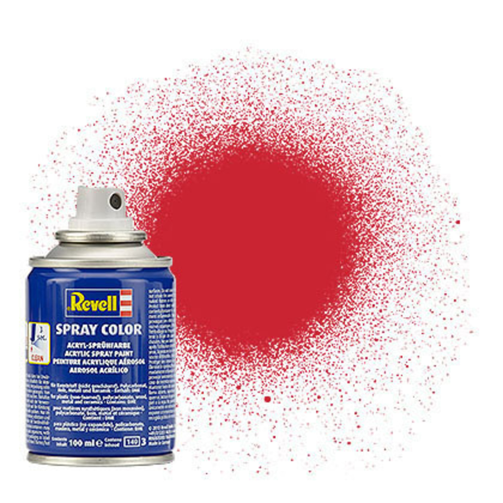 Revell RVG34330 Fiery Red Satin Spray (100ml)