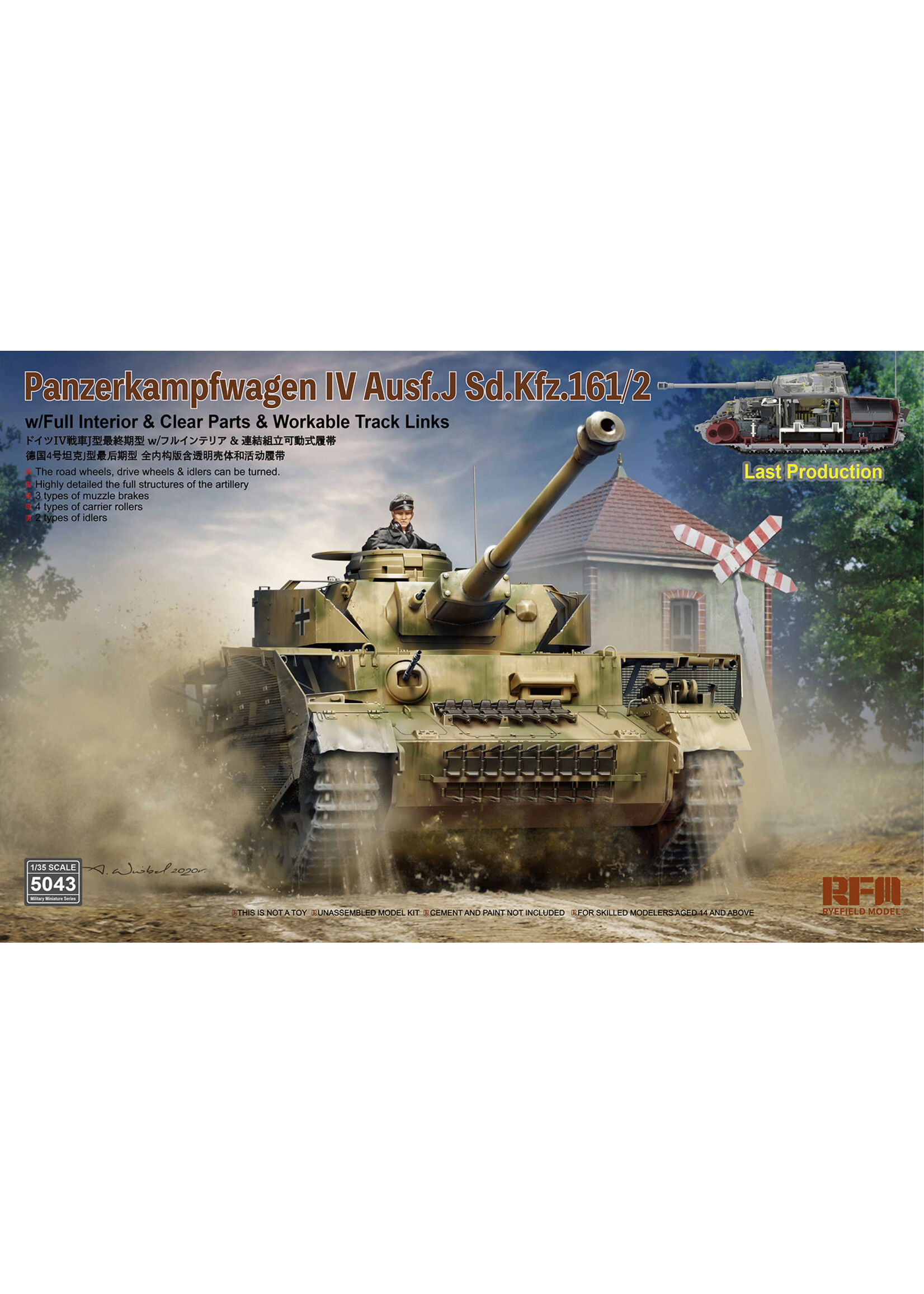 Rye Field Model RFMRM5043 Pz.Kpfw.IV Ausf.J (1/35)