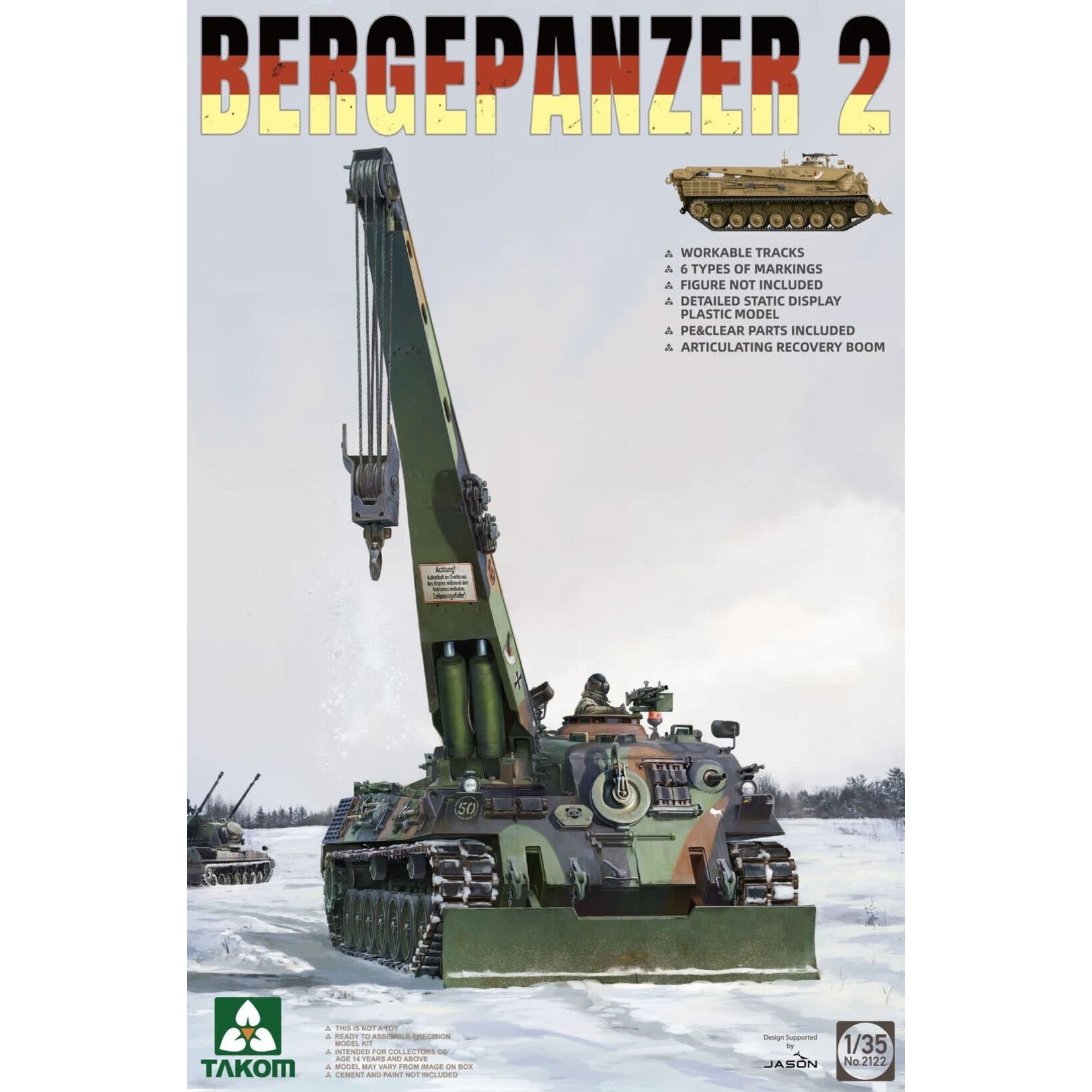 Takom TAK2122: Bergepanzer 2(1/35)