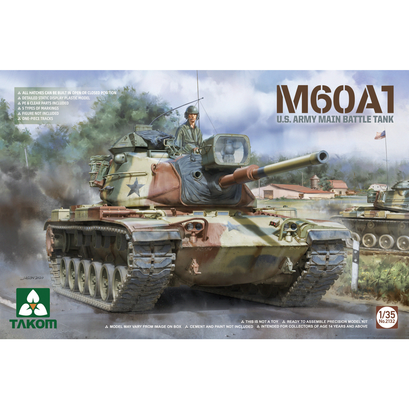 Takom TAK2132: M60A1 US Army MBT
