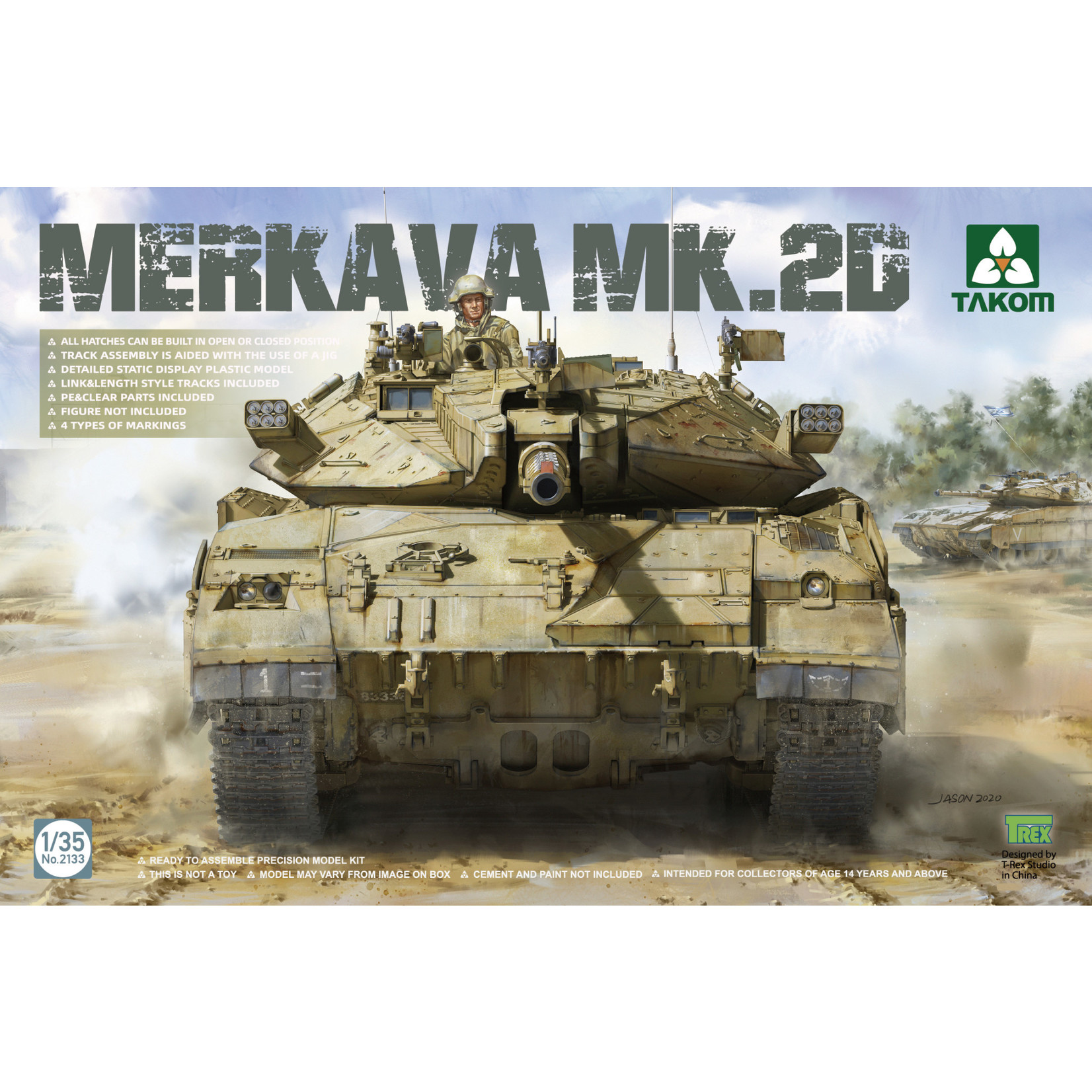 Takom TAK2133: Merkava Mk.2D