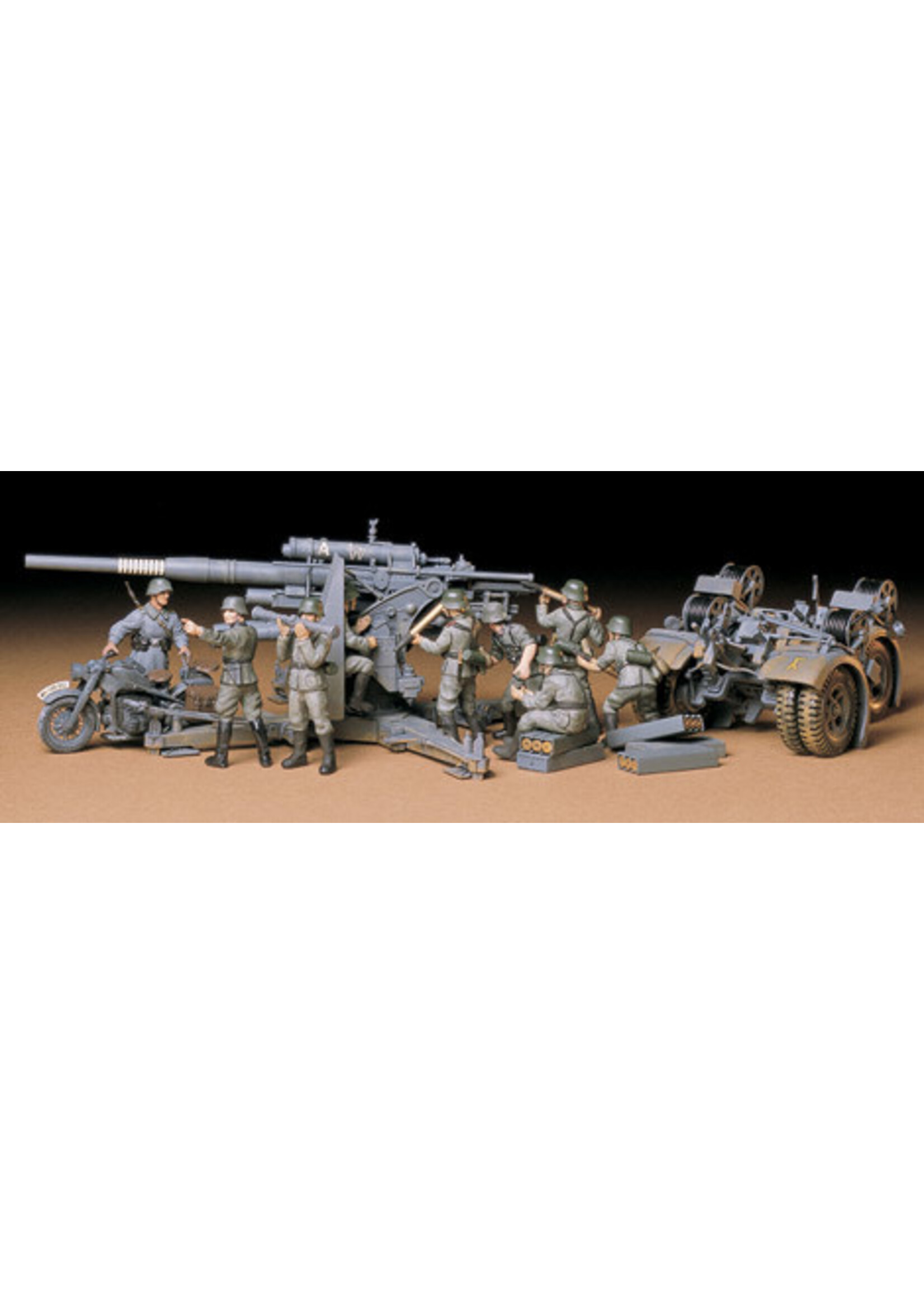 Tamiya TAM35017 German 88MM Flak 36/37 Gun (1/35)