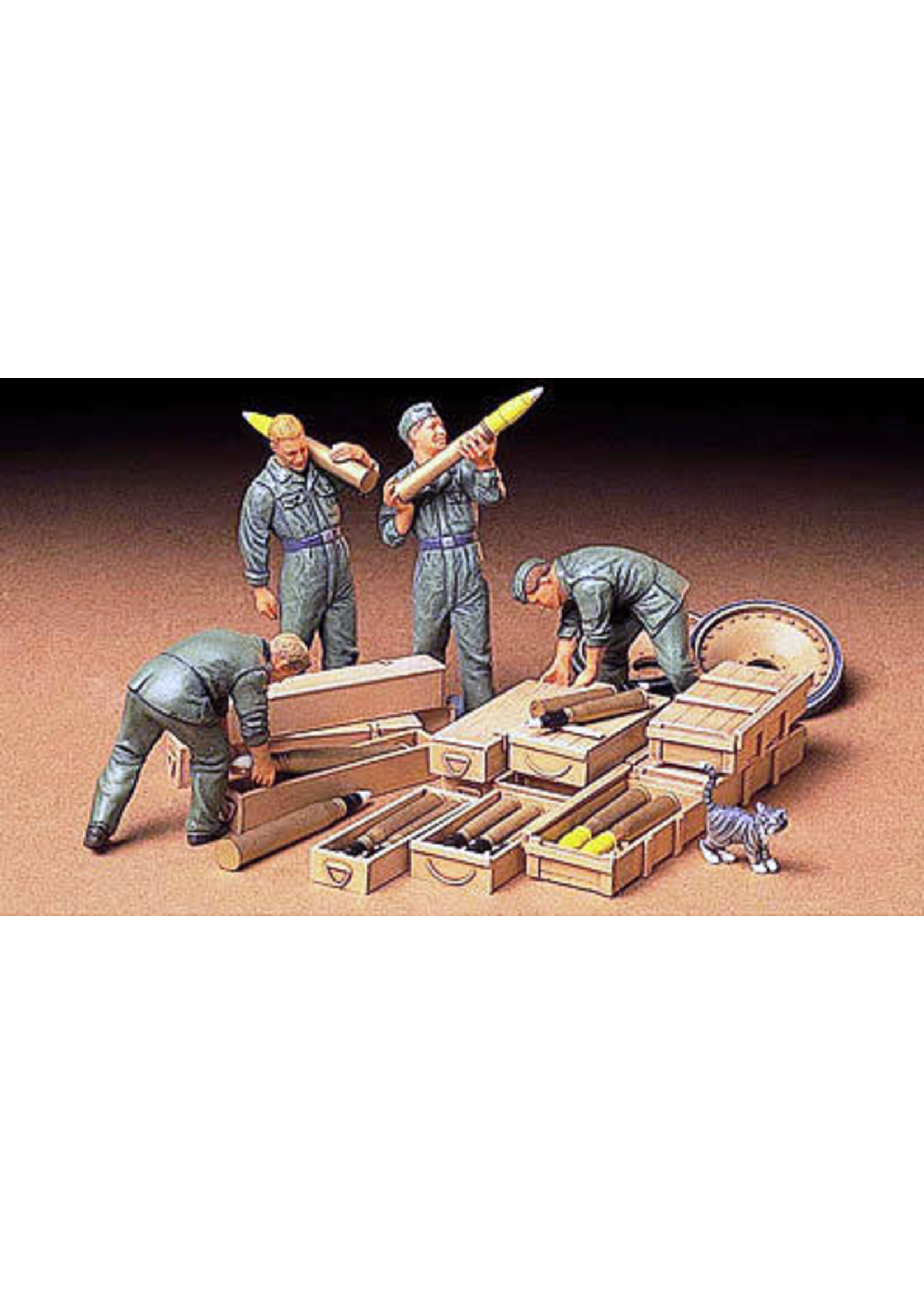 Tamiya TAM35188 German Tank Ammo Loading Crew (1/35)