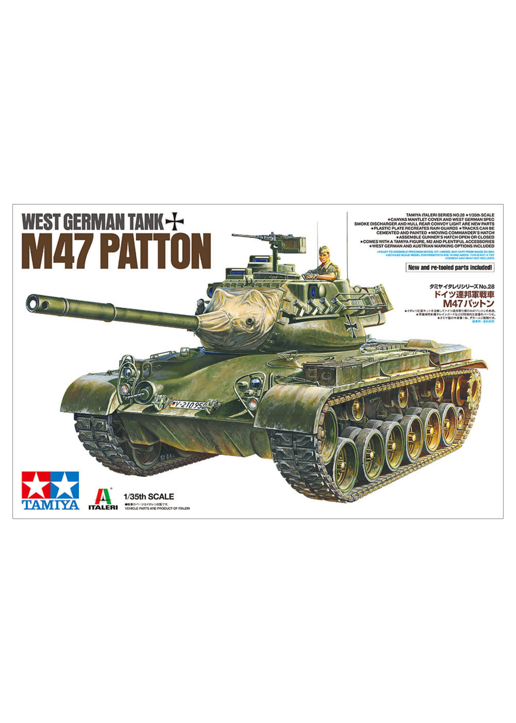 Tamiya ***TAM37028: West German M47 Patton(1/35)