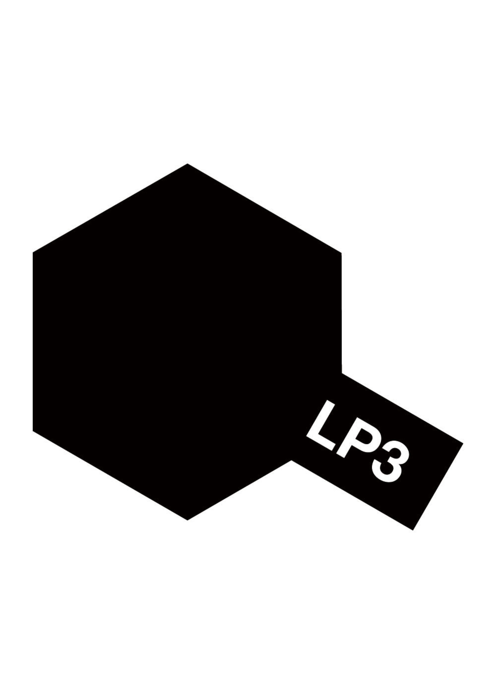 Tamiya TAMLP03 Lacquer Flat Black (10ml)