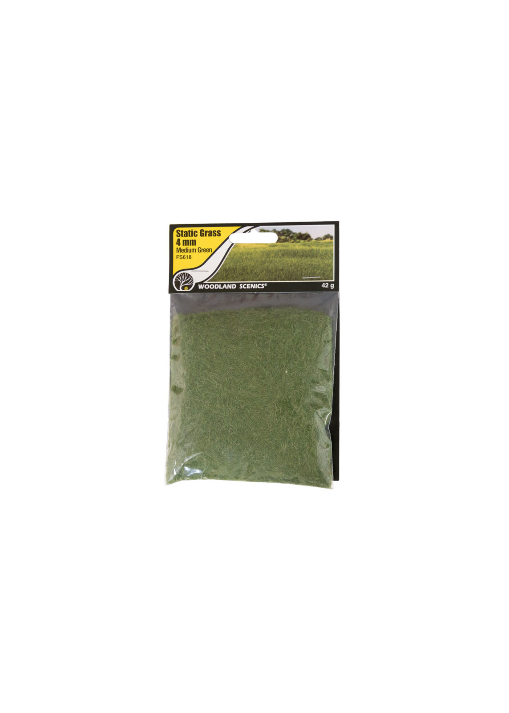 Woodland Scenics WOO618 Medium Green 4mm Static Grass
