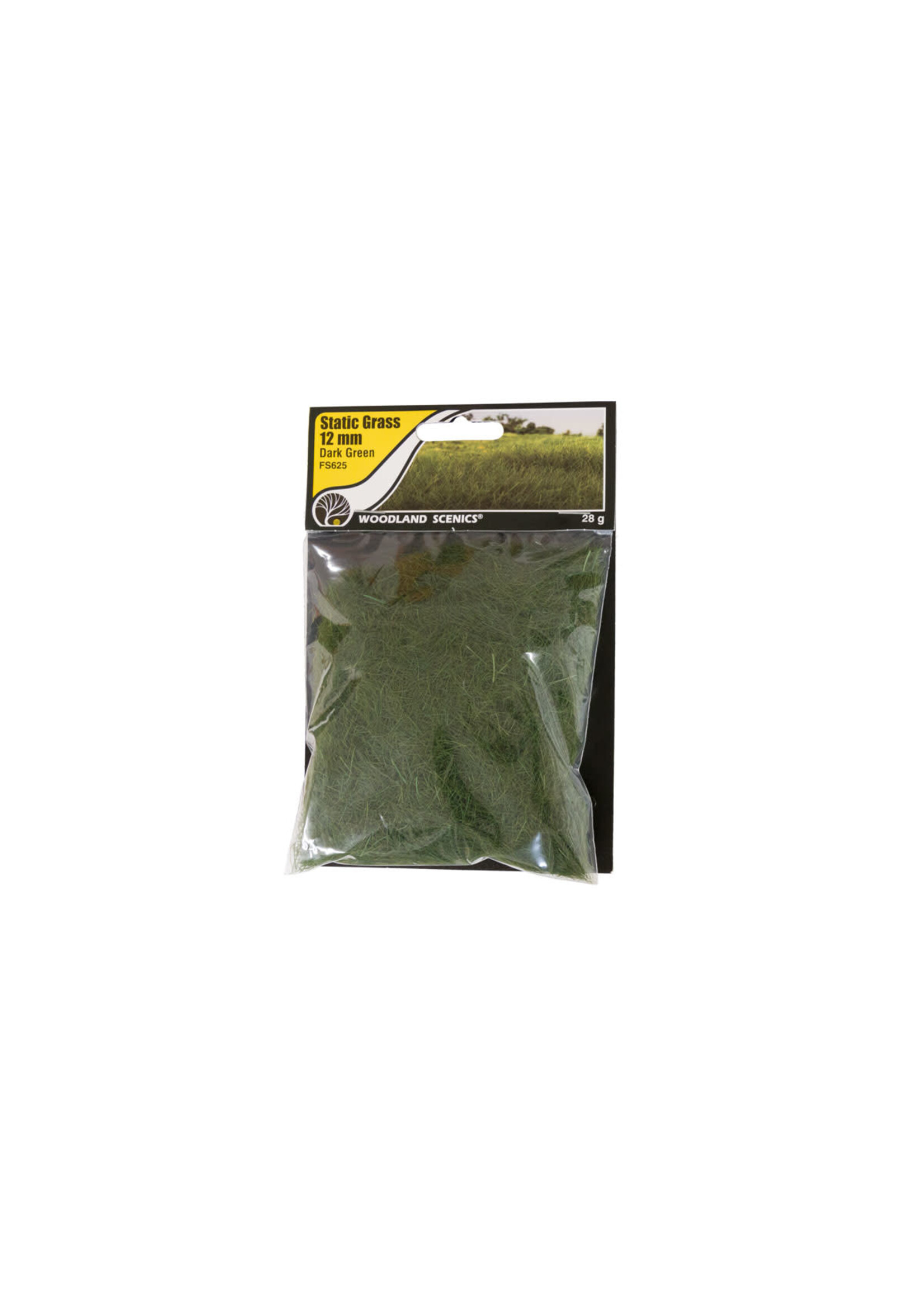Woodland Scenics WOO625 Dark Green 12mm Static Grass