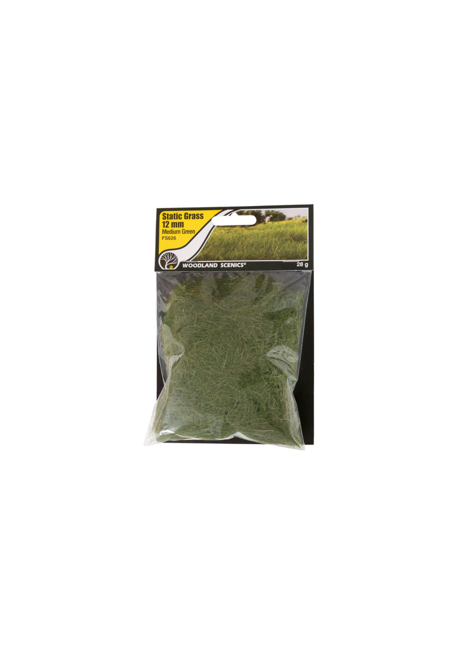 Woodland Scenics WOO626 Med.Green 12mm Static Grass