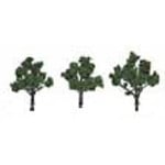 Woodland Scenics WOO1507 Medium Green Trees 3-4 in