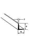 Plastruct PLA90502 Styrene 1/16" Angle