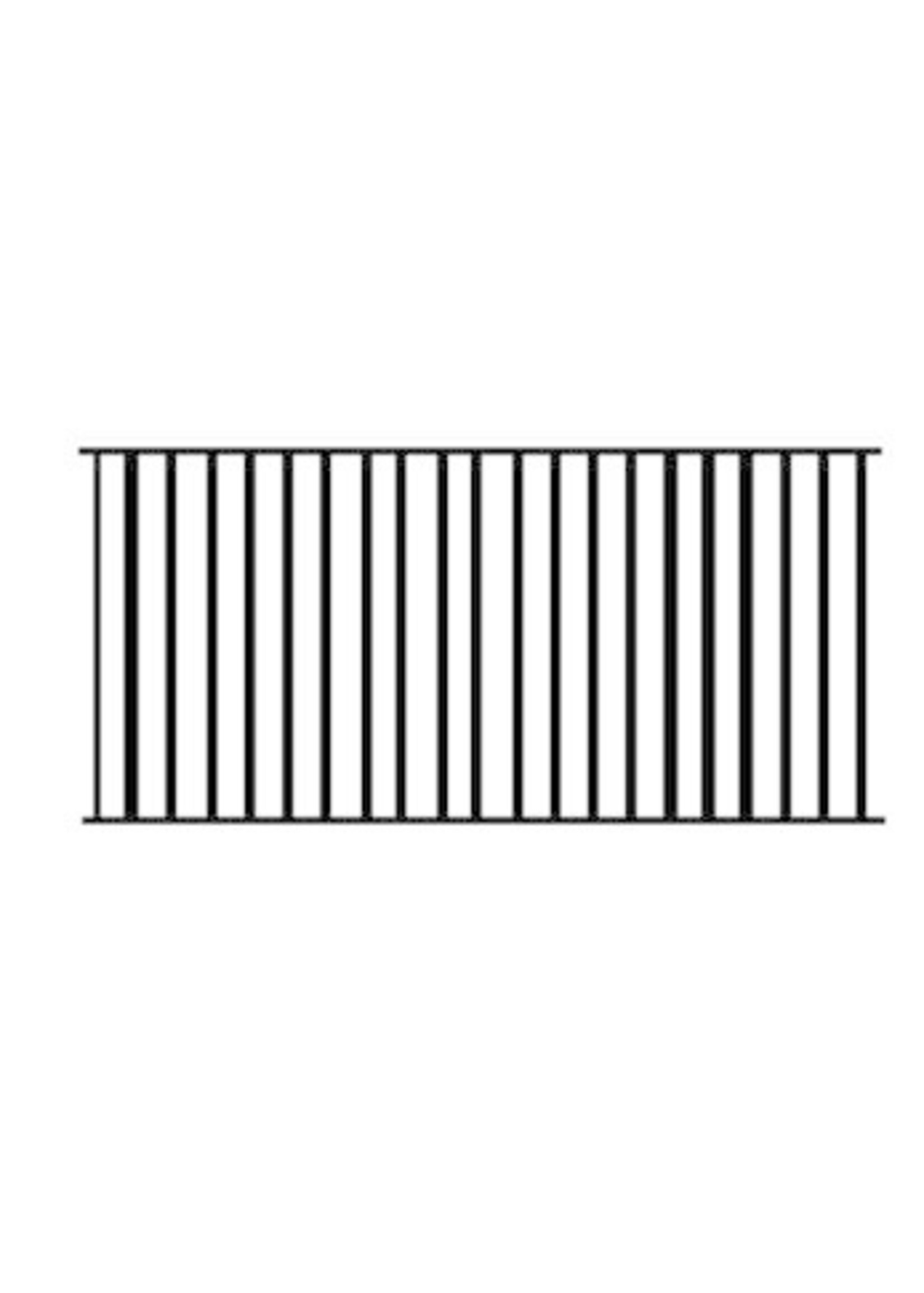 Plastruct PLA90498 Styrene Vertical Railing