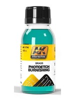 AK Interactive AK-174 Brass Photo-Etche Burnishing (100ml)