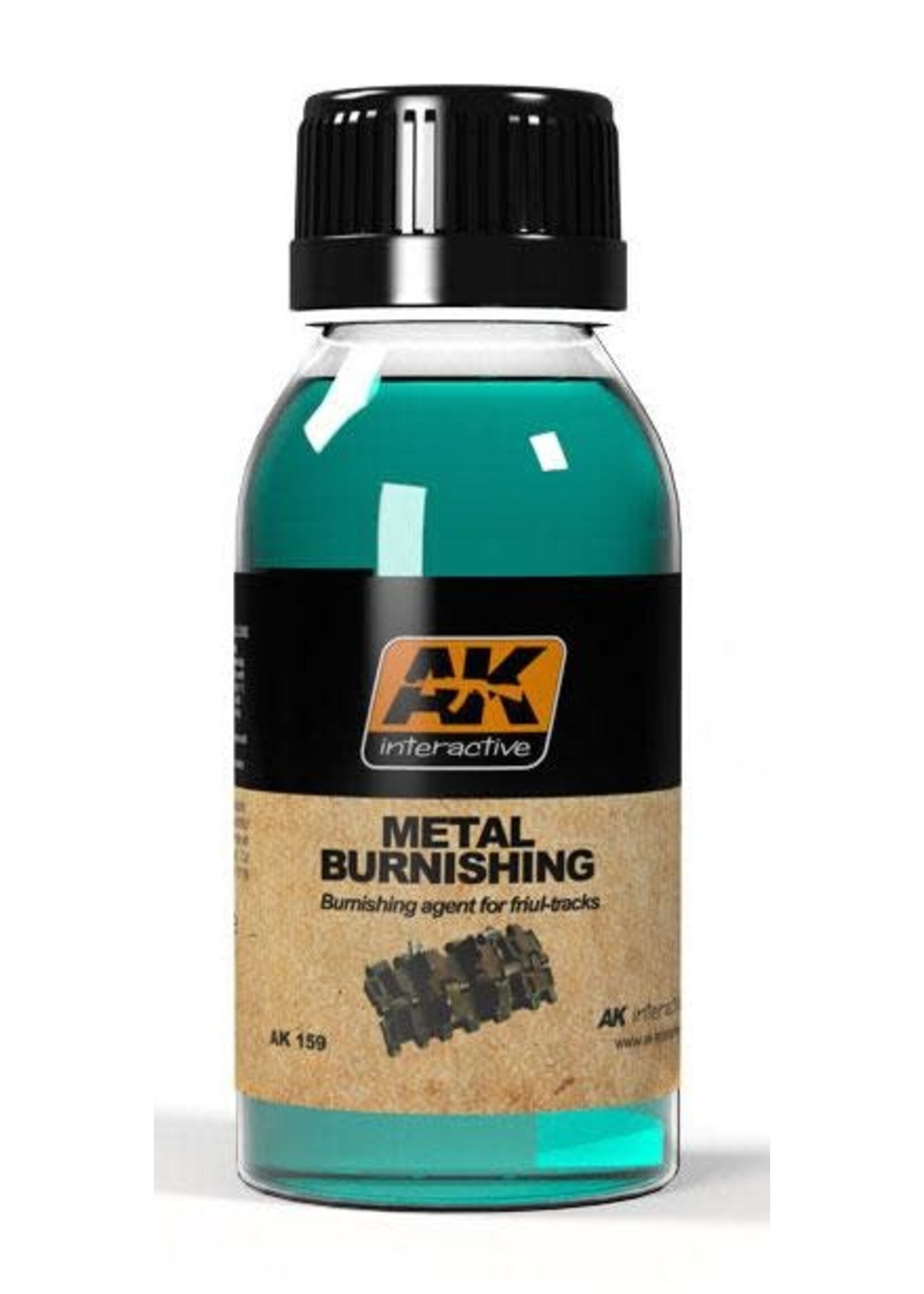 AK Interactive AK-159 Metal Burnishing Fluid (100ml)