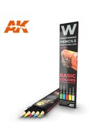 AK Interactive AK-10045 Watercolor Pencil Basics (5 Pack)