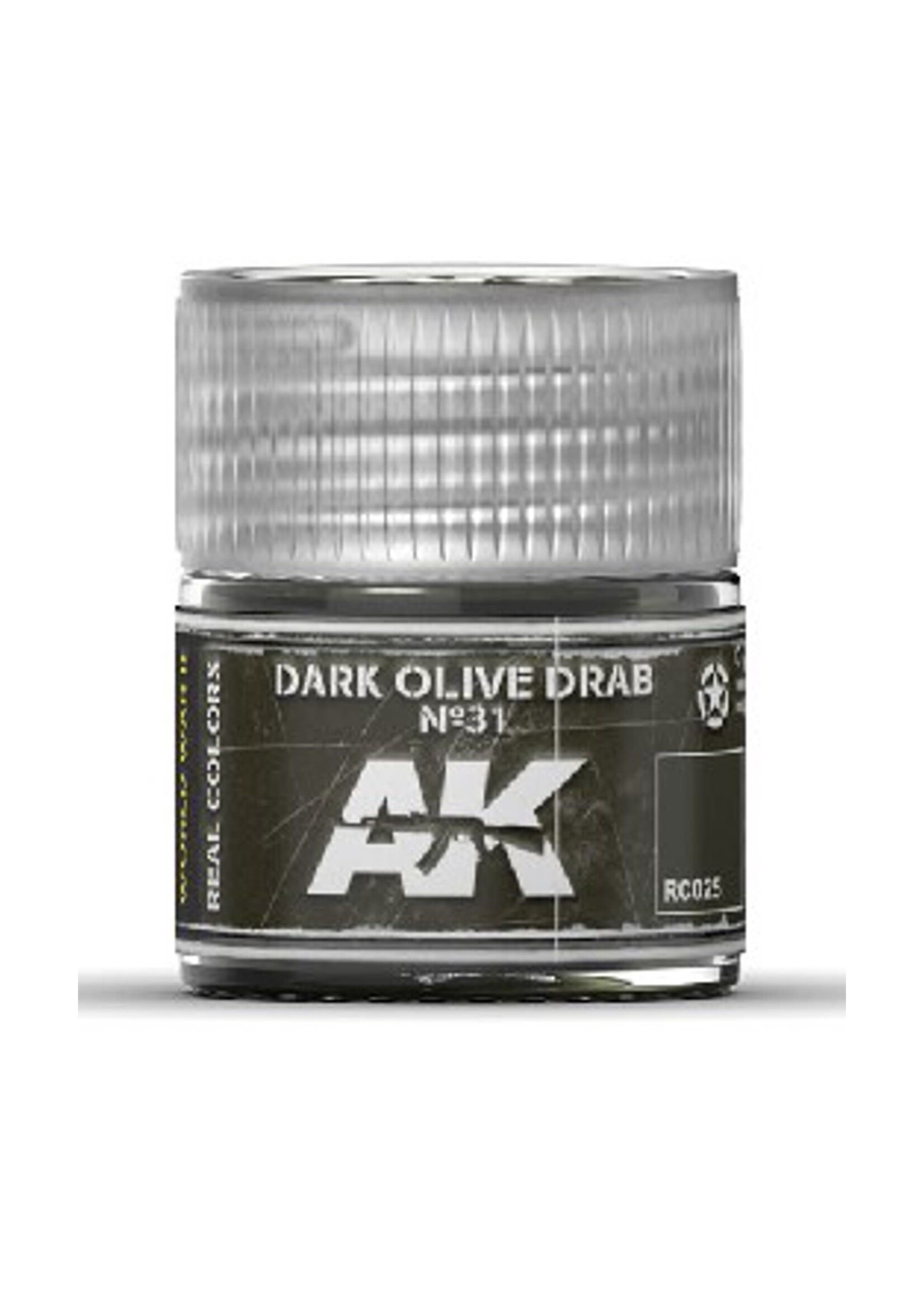 AK Interactive AK-RC025 Dark Olive Drab  No31 (10ml)