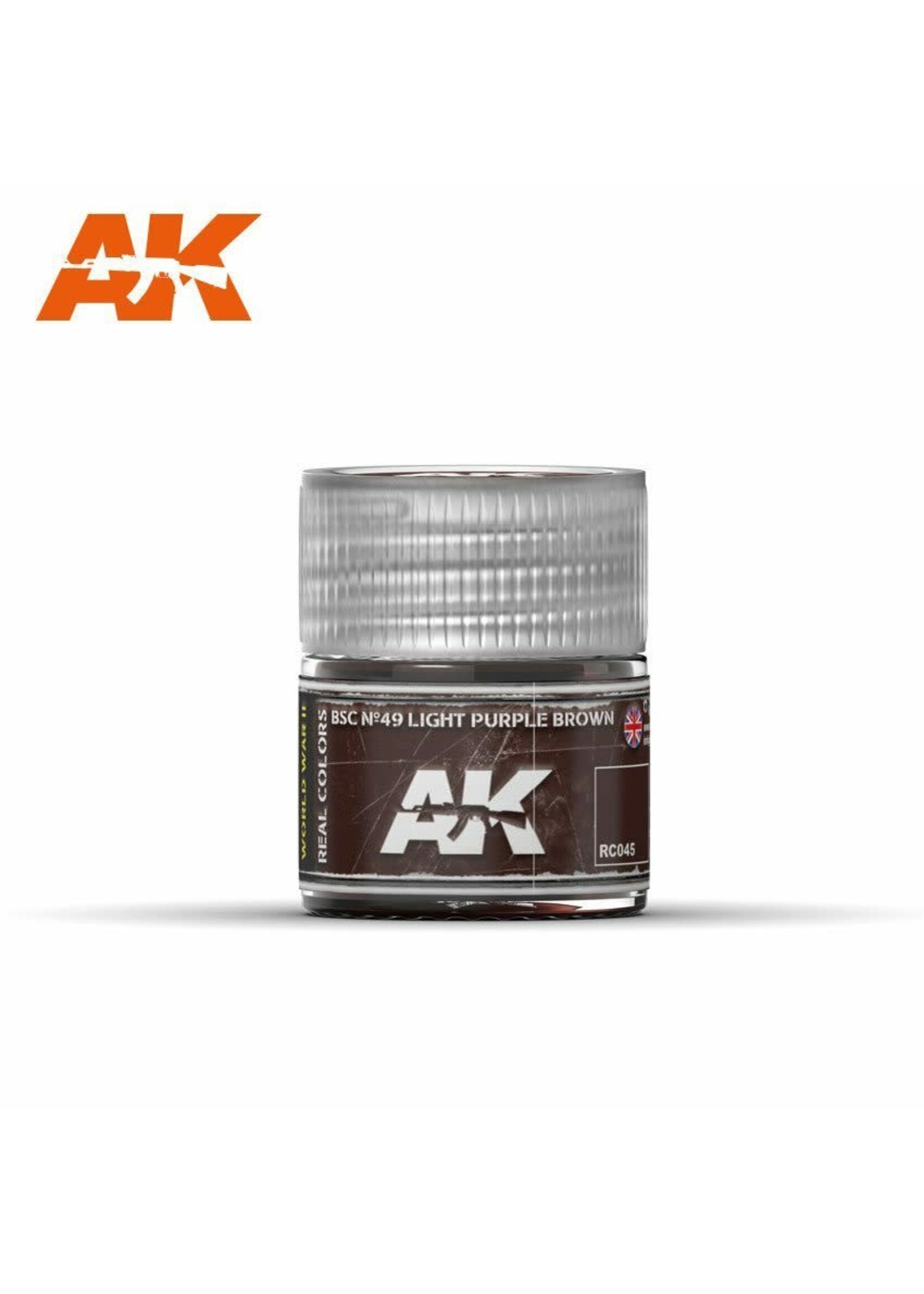 AK Interactive AK-RC045 BSC No49 Light Purple Brown (10ml)