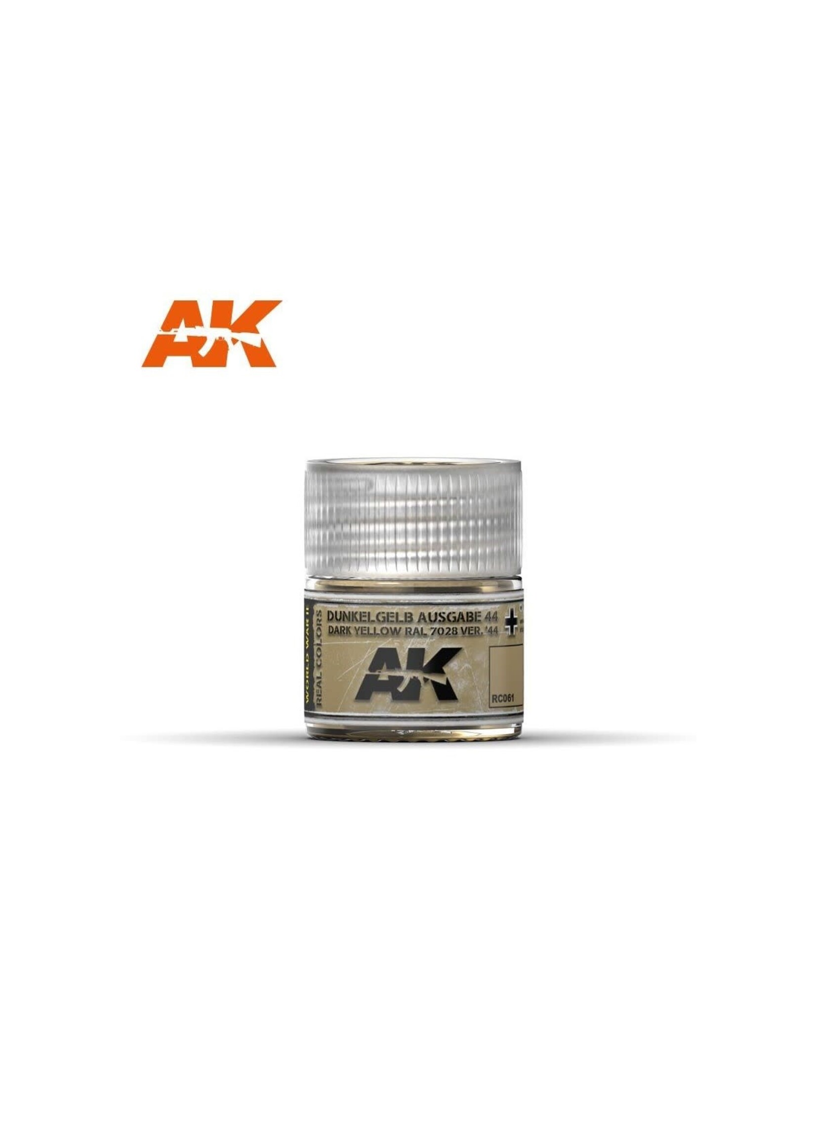 AK Interactive AK-RC061 Dunkelgelb Ausgabe 44 RAL7028 ver. 1944 (10ml)