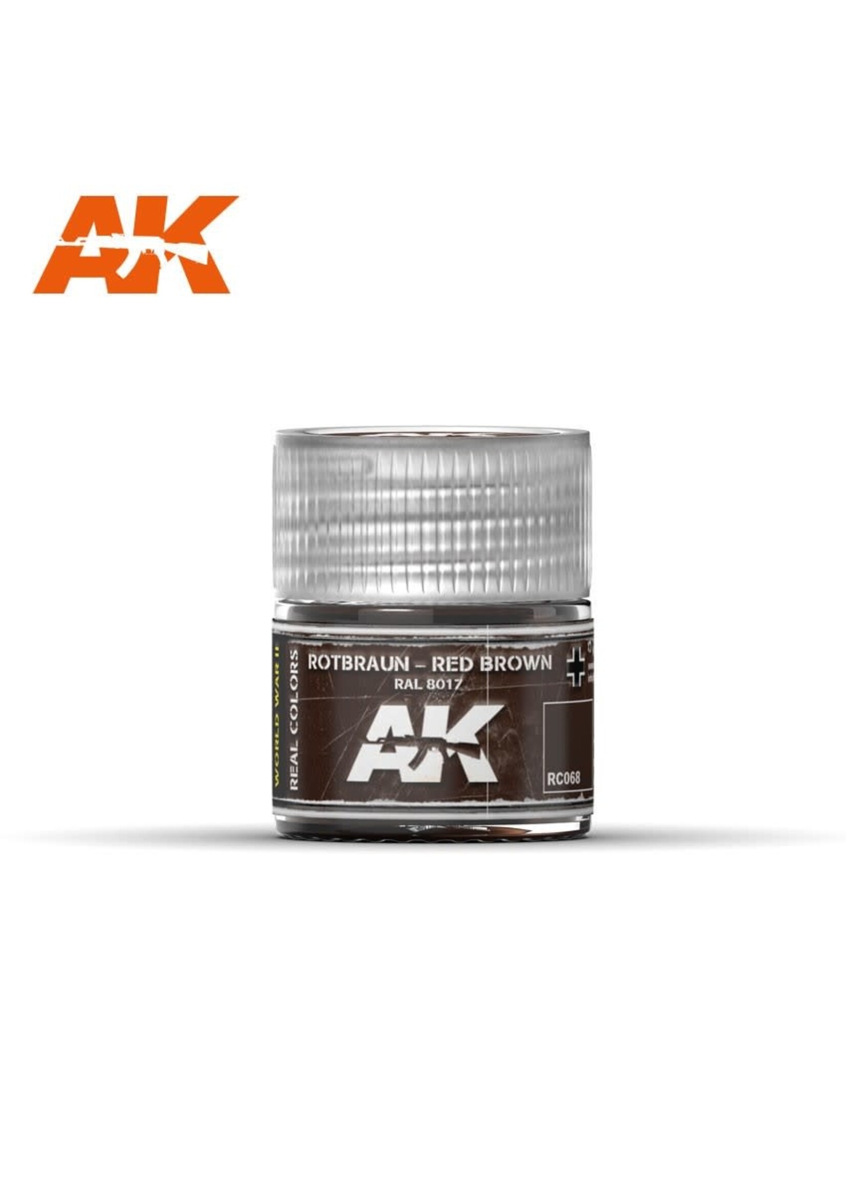 AK Interactive AK-RC068 Rotbraun Red Brown RAL 8017 (10ml)