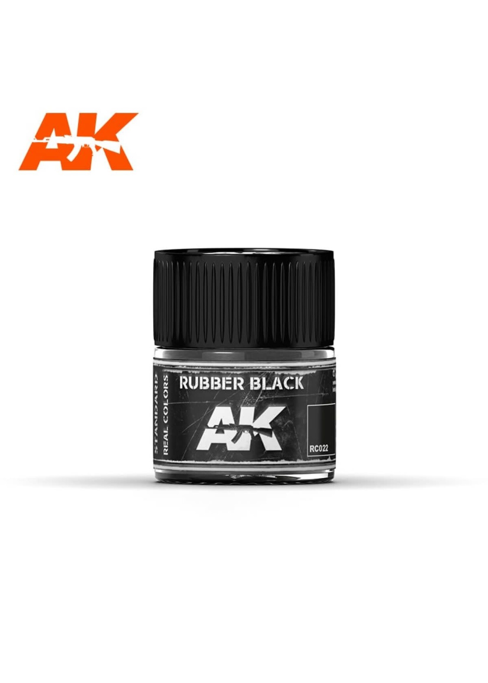 AK Interactive AK-RC022 Rubber Black (10ml)