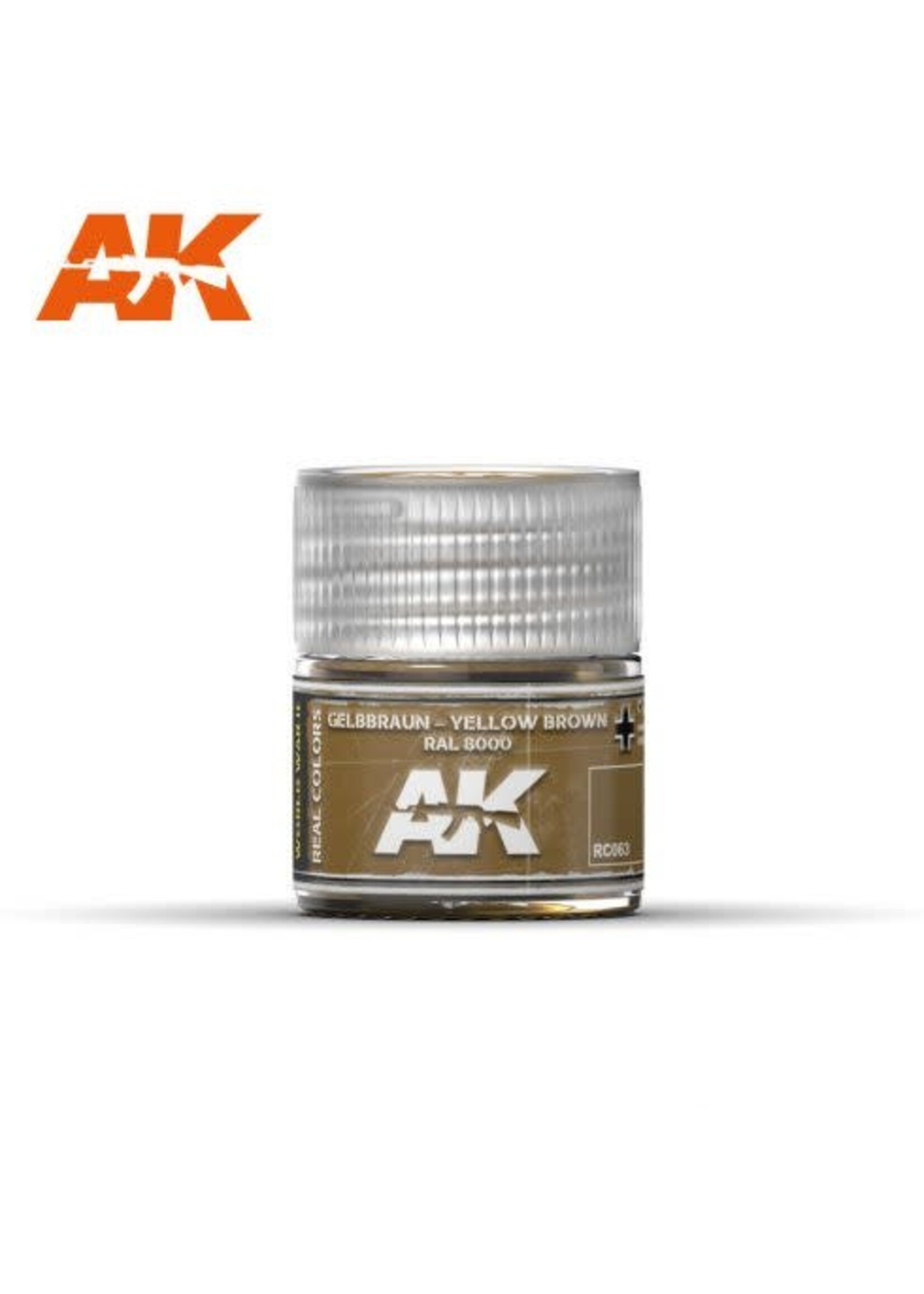 AK Interactive AK-RC063 Gelbbraun Yellow Brown RAL 8000 (10ml)