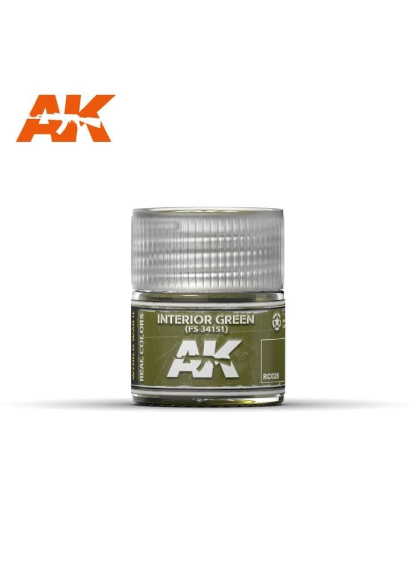 AK Interactive AK-RC028 Interior Green FS 34151 (10ml)