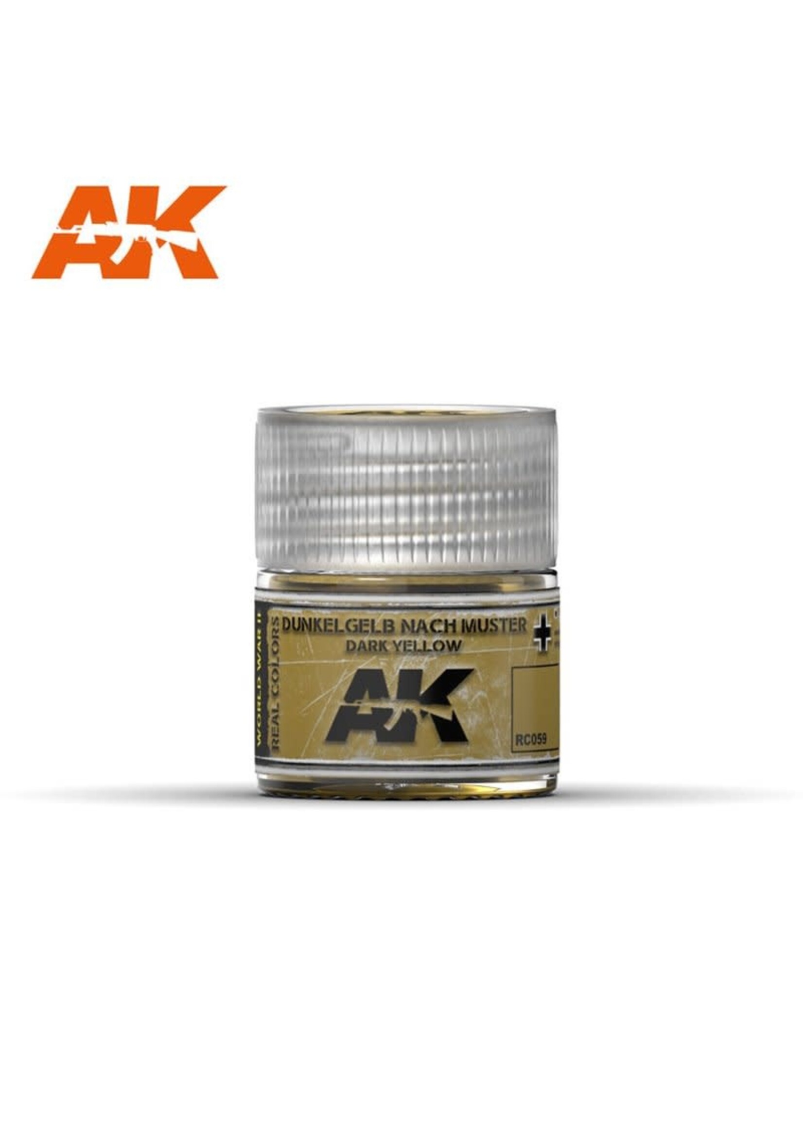 AK Interactive AK-RC059 Dunkelgelb Nach Muster Dark Yellow (10ml)