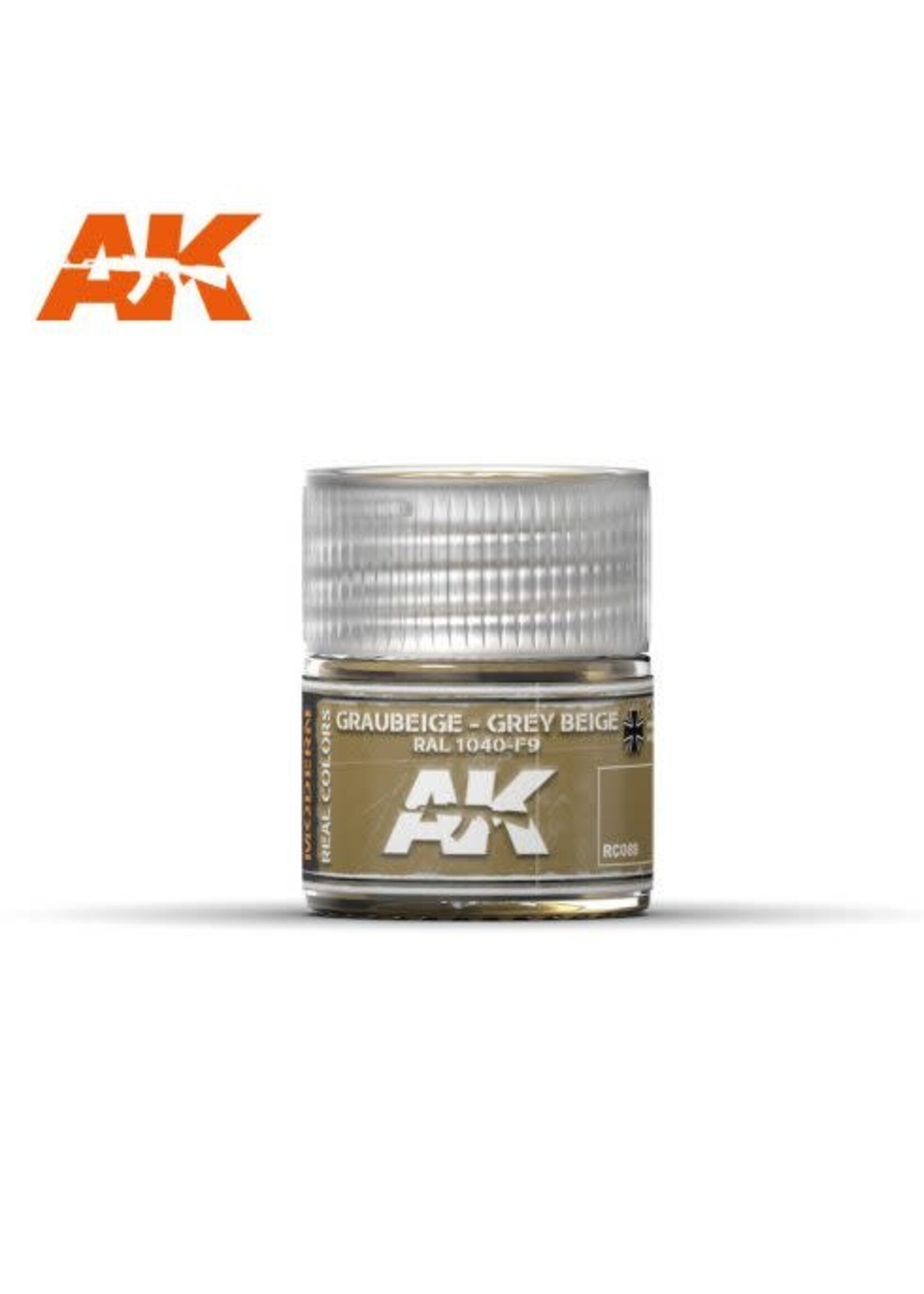AK Interactive AK-RC089 Graubeige Grey Beige RAL 1040-F9 (10ml)