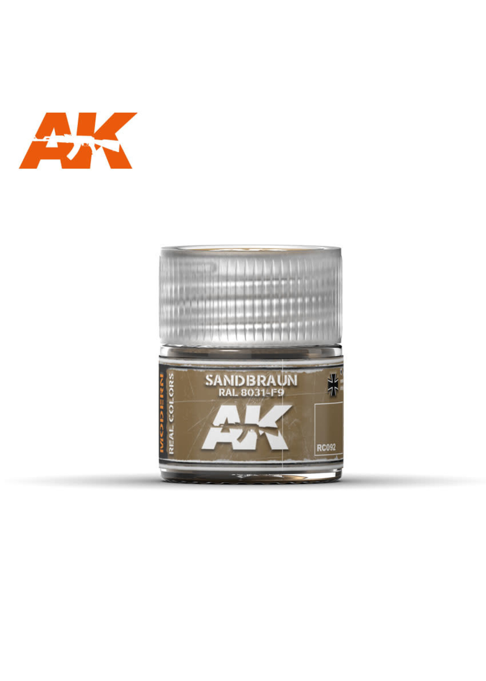 AK Interactive AK-RC092 Sandbraun RAL 8031-F9 (10ml)