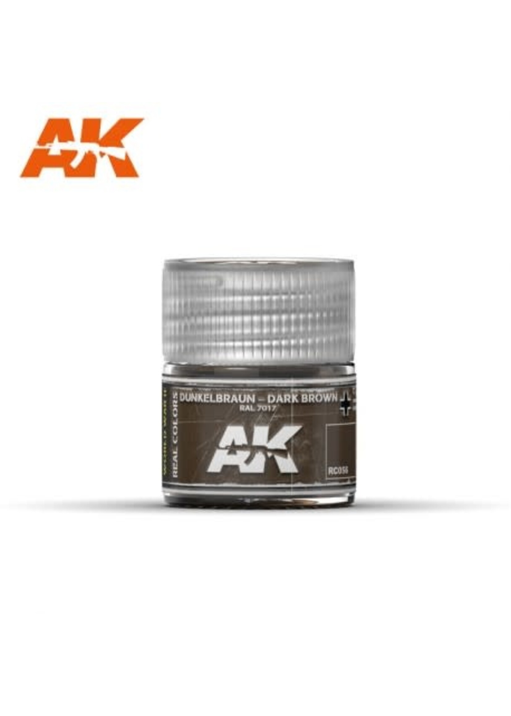 AK Interactive AK-RC056 Dunkelbraun Dark Brown RAL 7017 (10ml)