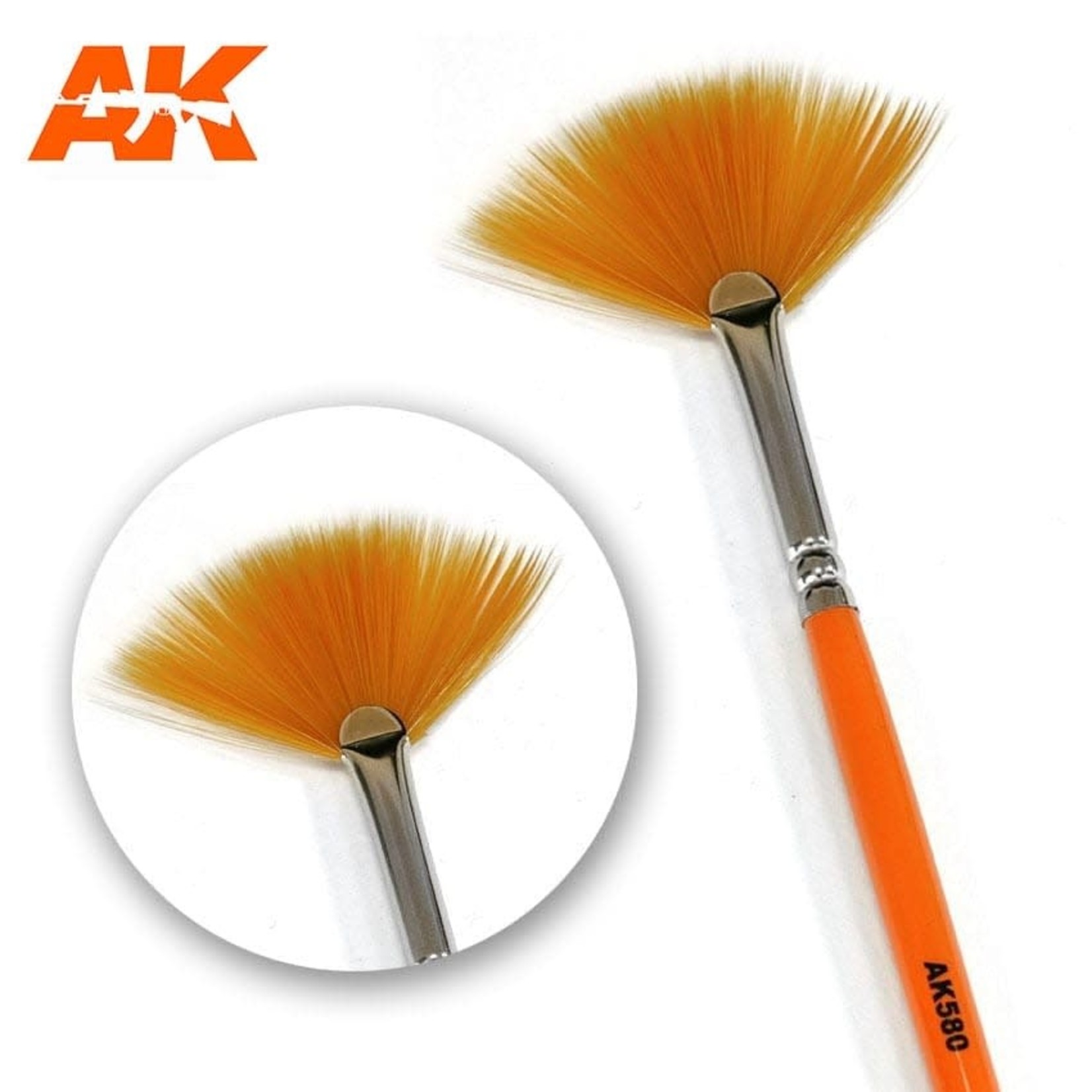 AK Interactive AK580 Fan Weathering Brush