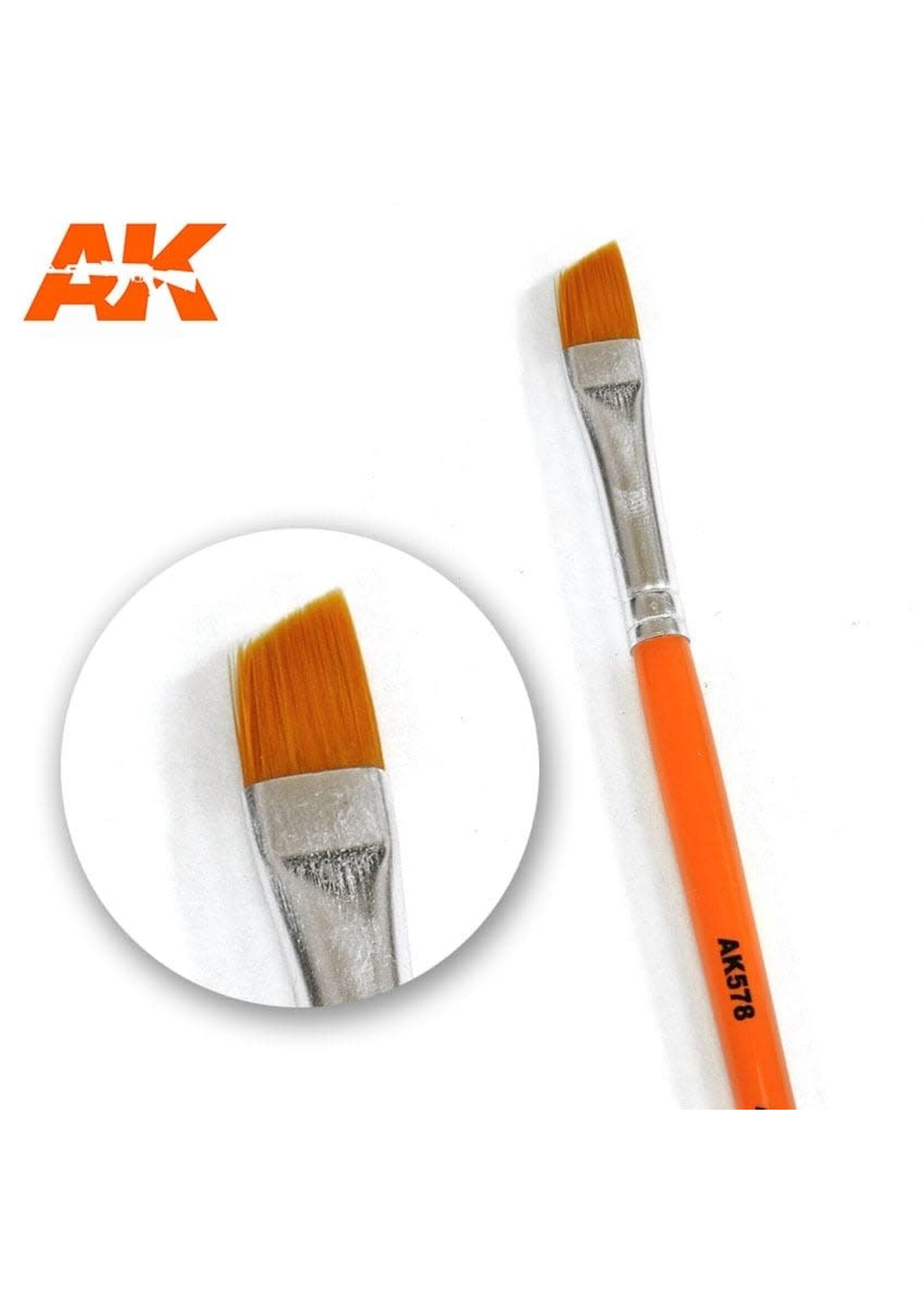 AK Interactive AK-578 Diagonal Weathering Brush