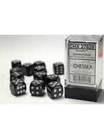 Chessex ***Dice 16mm 27628 12pc Borealis Smoke/Silver
