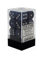 Chessex ***Dice 16mm 27688 12pc Phantom Black/Silver