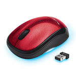 Blue Diamond Track Mobile Wireless Mouse Red