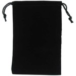 Koplow Dice Bag 18121 6x9in Black Microsuede
