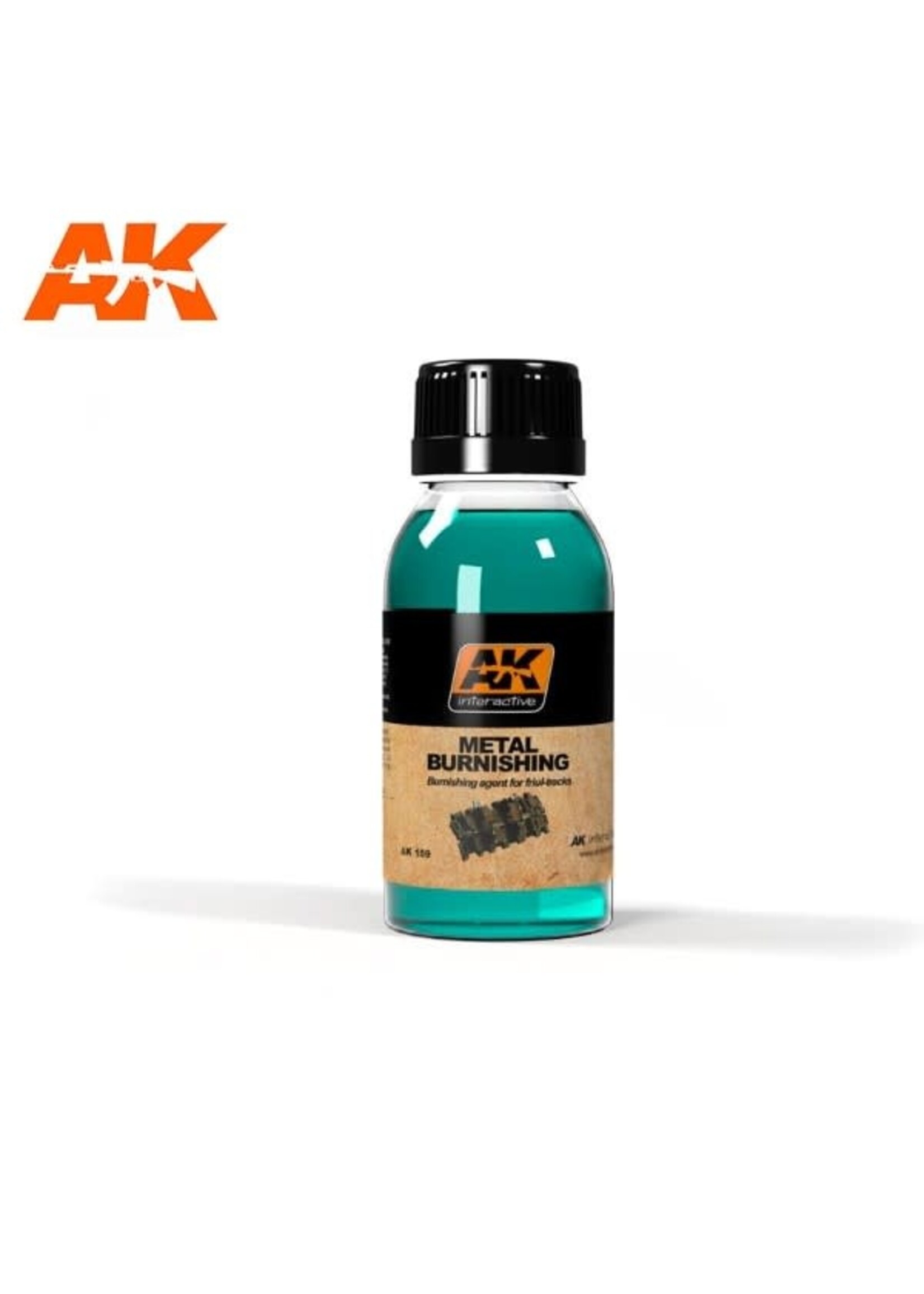 AK Interactive AK-159 Metal Burnishing Fluid (100ml)