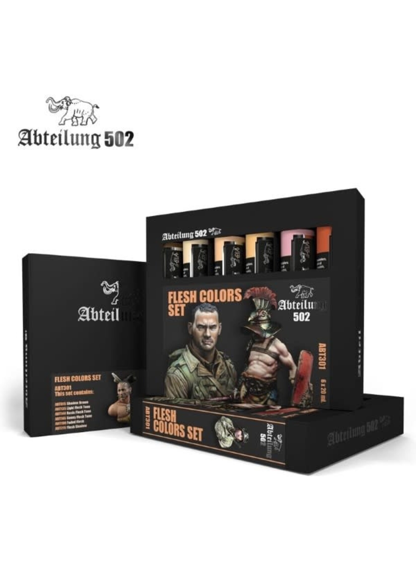 AK Interactive ***AK-ABT301 Flesh Colors Set