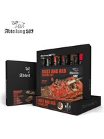AK Interactive AK-ABT304 Abteilung 502 Rust and Red Colors Set