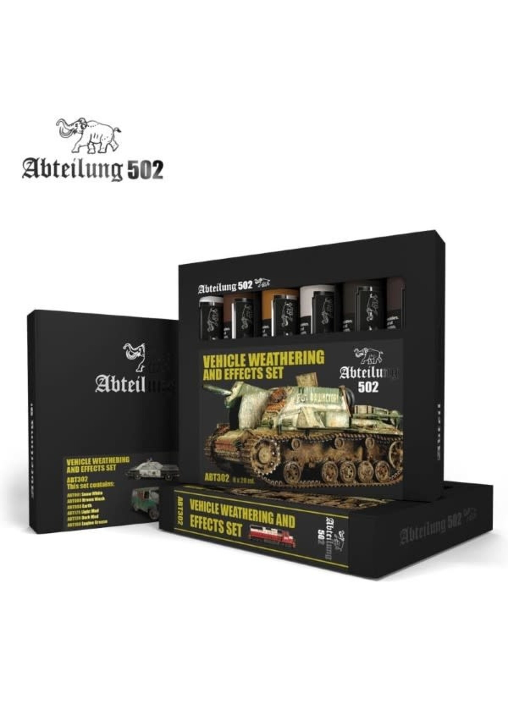 AK Interactive AK-ABT302 Abteilung 502 Vehicle Weathering and Effects Set