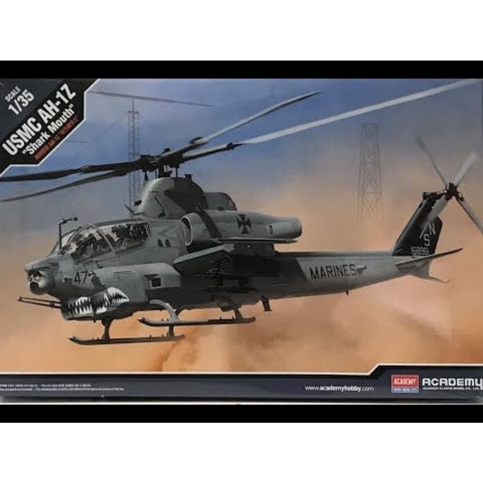 Academy ACA12127 USMC AH-1Z Shark Mouth (1/35)