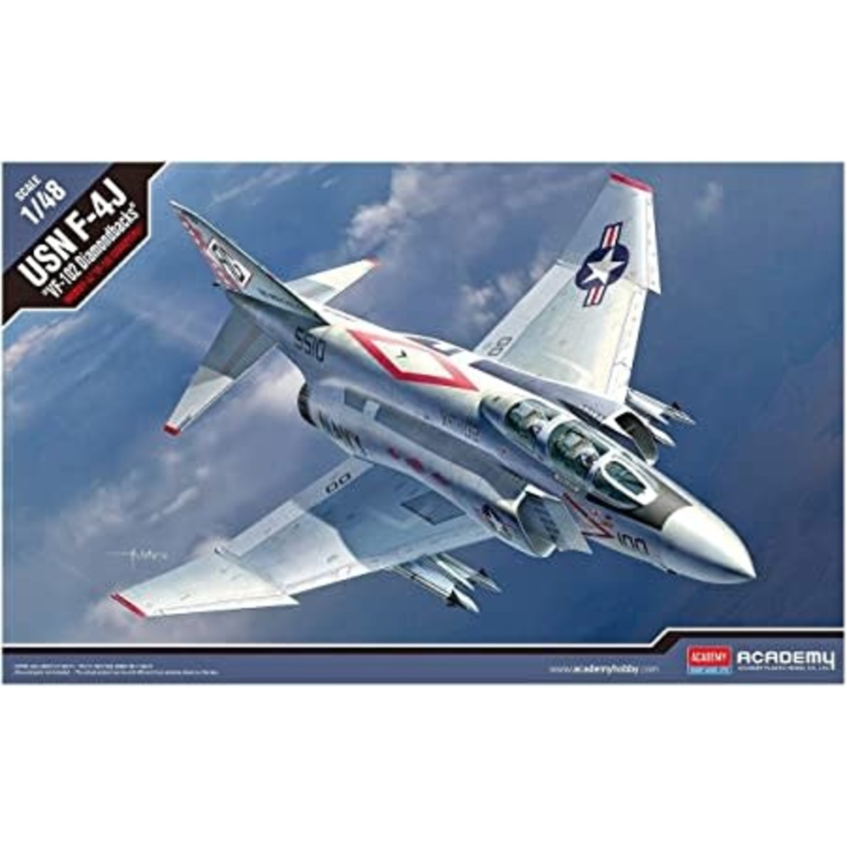 Academy ACA12323 USN F-4J VF-102 Diamondbacks (1/48)